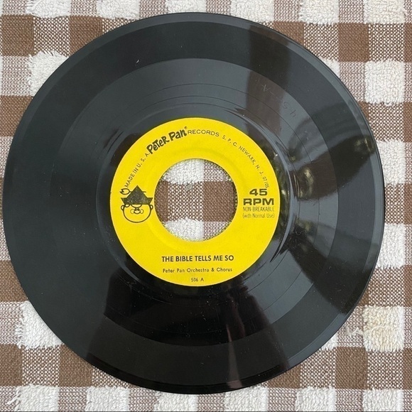 Vintage Peter Pan Orchestra Record 1960s Kids Song - Picture 3 of 4